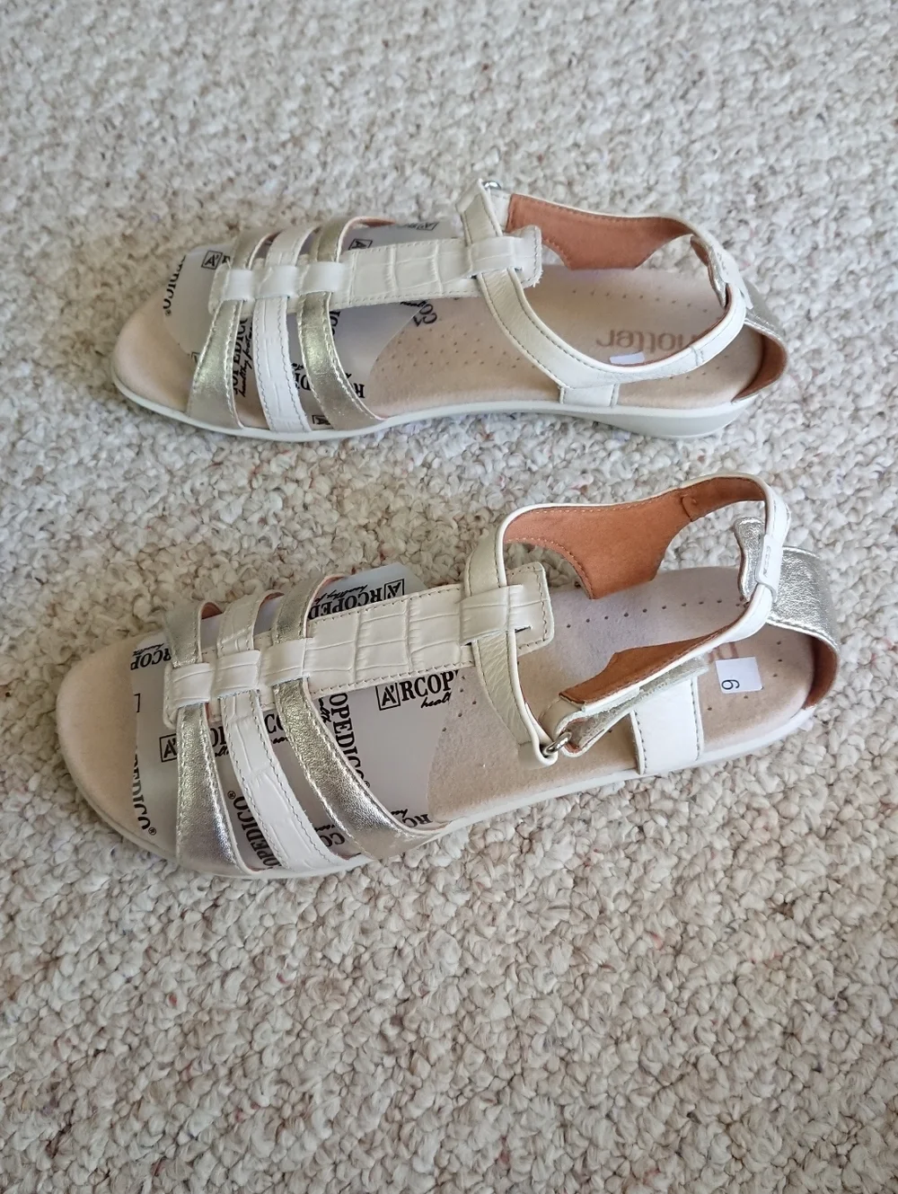 Hotter Solei gladiator interlaced leather strap Sandal size 6.5 Made in England